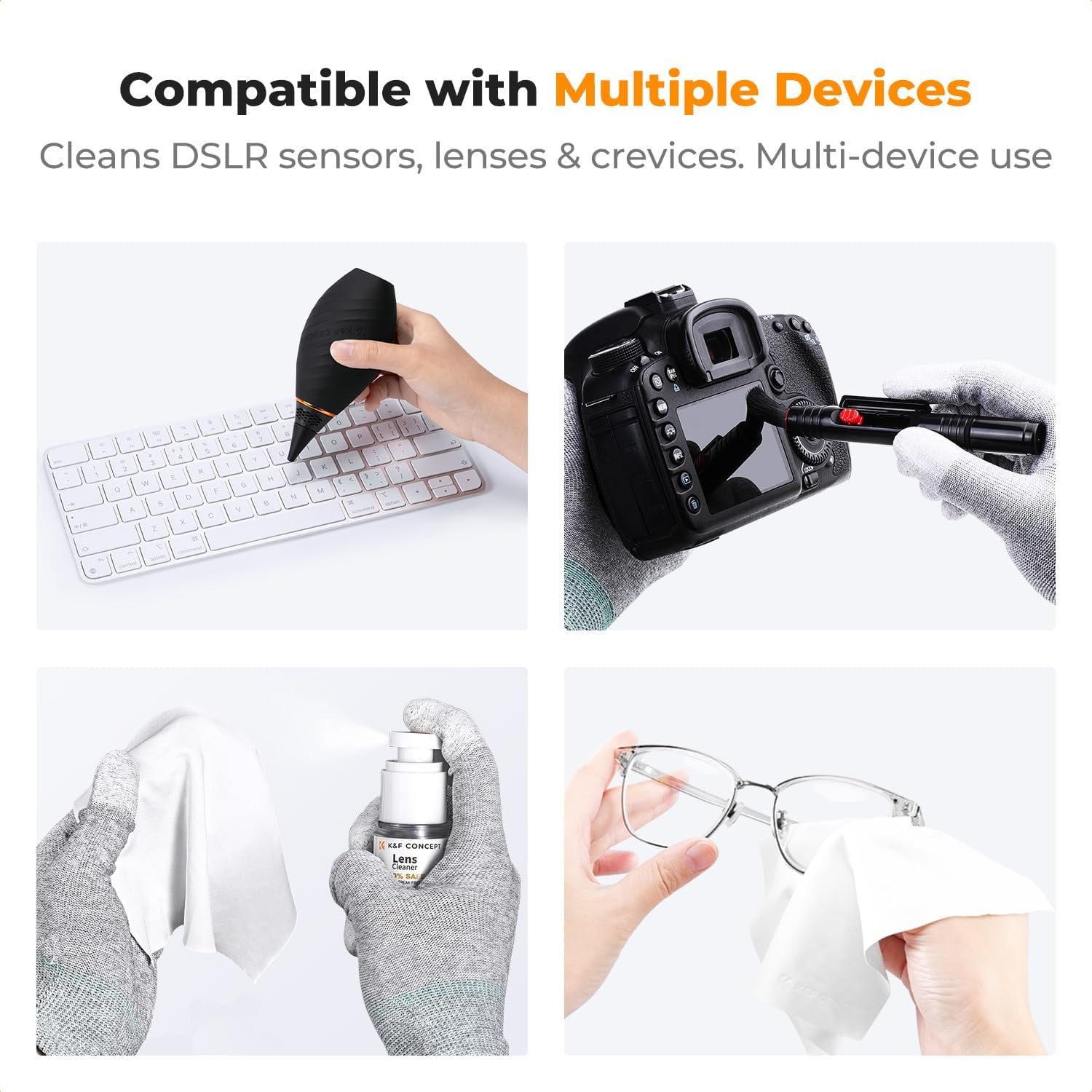 10-in-1 Camera Cleaning Kit with Air Blower, Lens Pen and Lens Cleaner: image 7