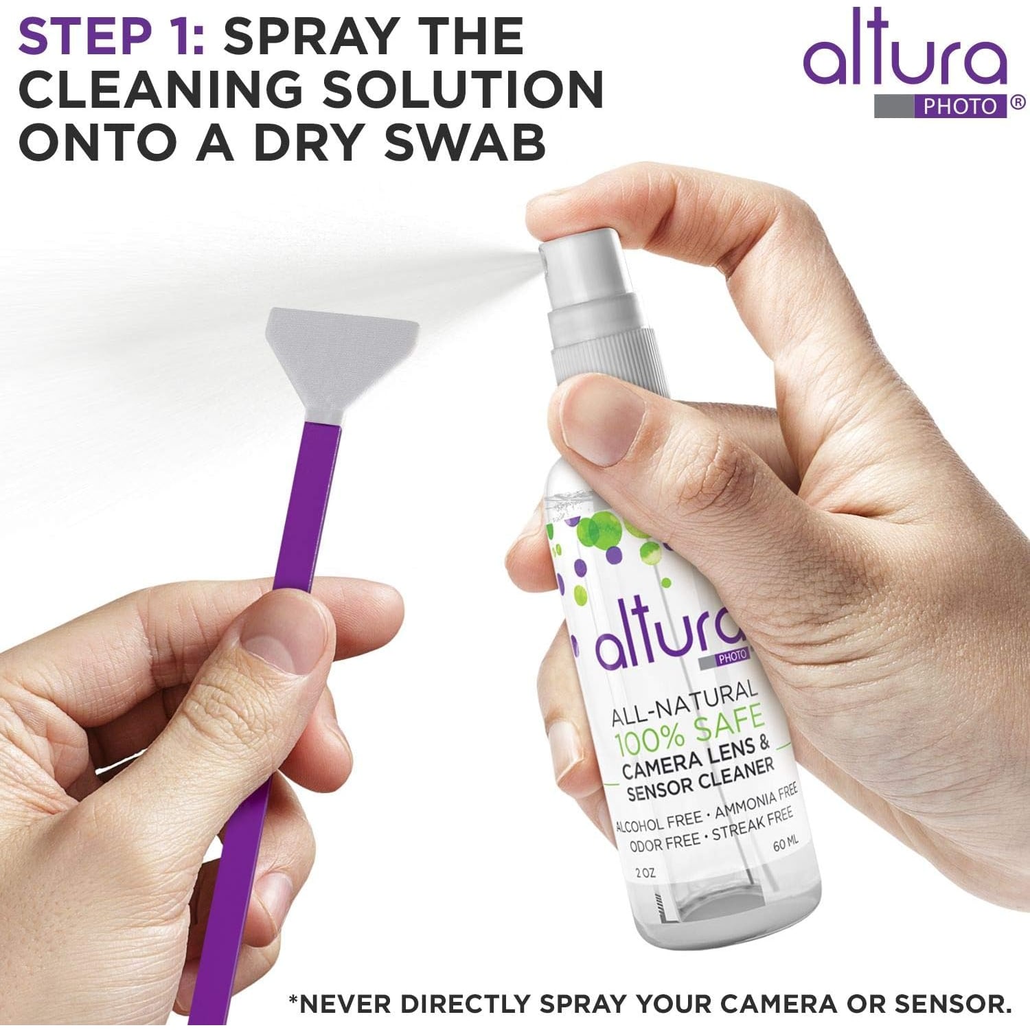 Full Frame Camera Cleaning Kit with Sensor Swabs and Hard Case: image 5