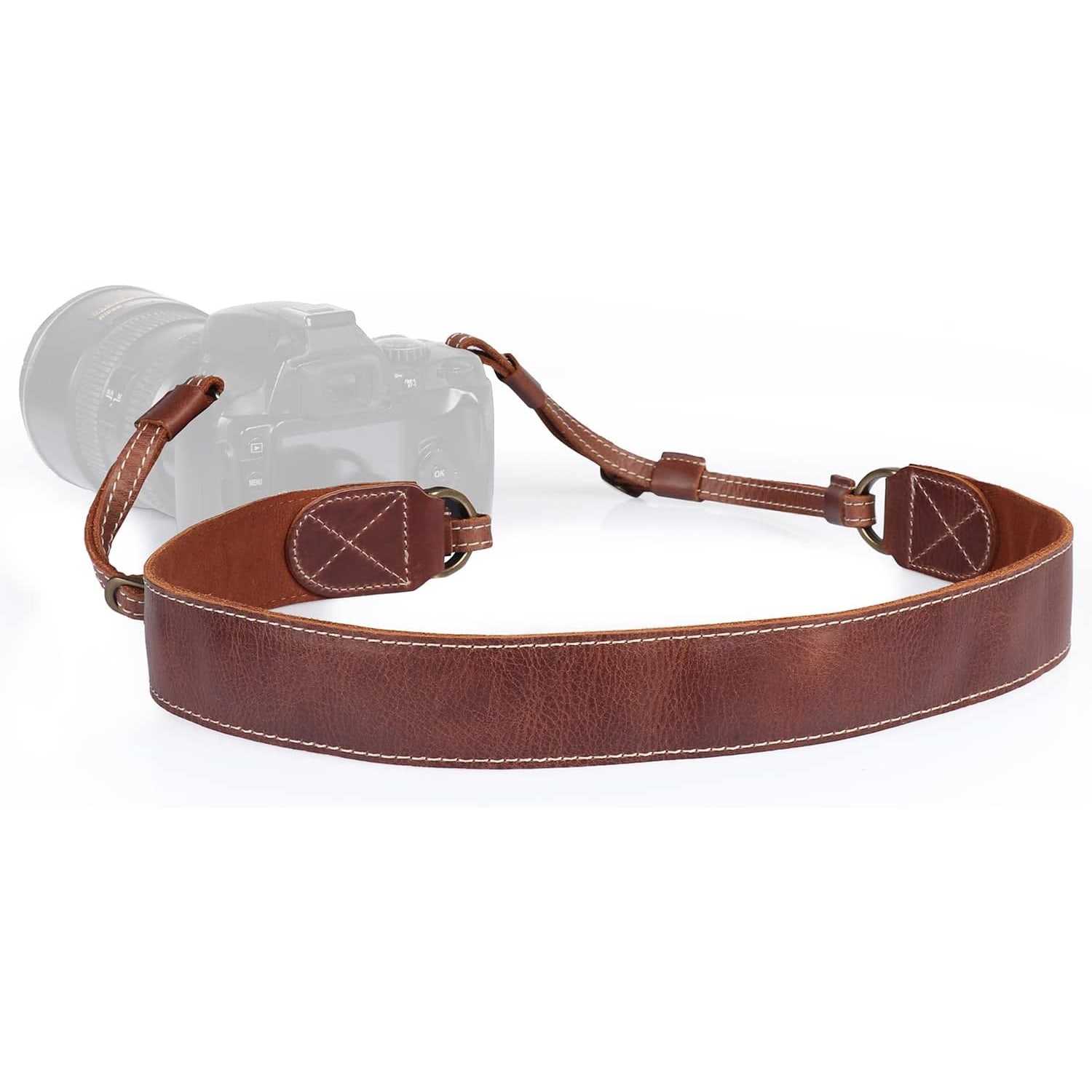 Genuine Leather Camera Neck Strap: image 1