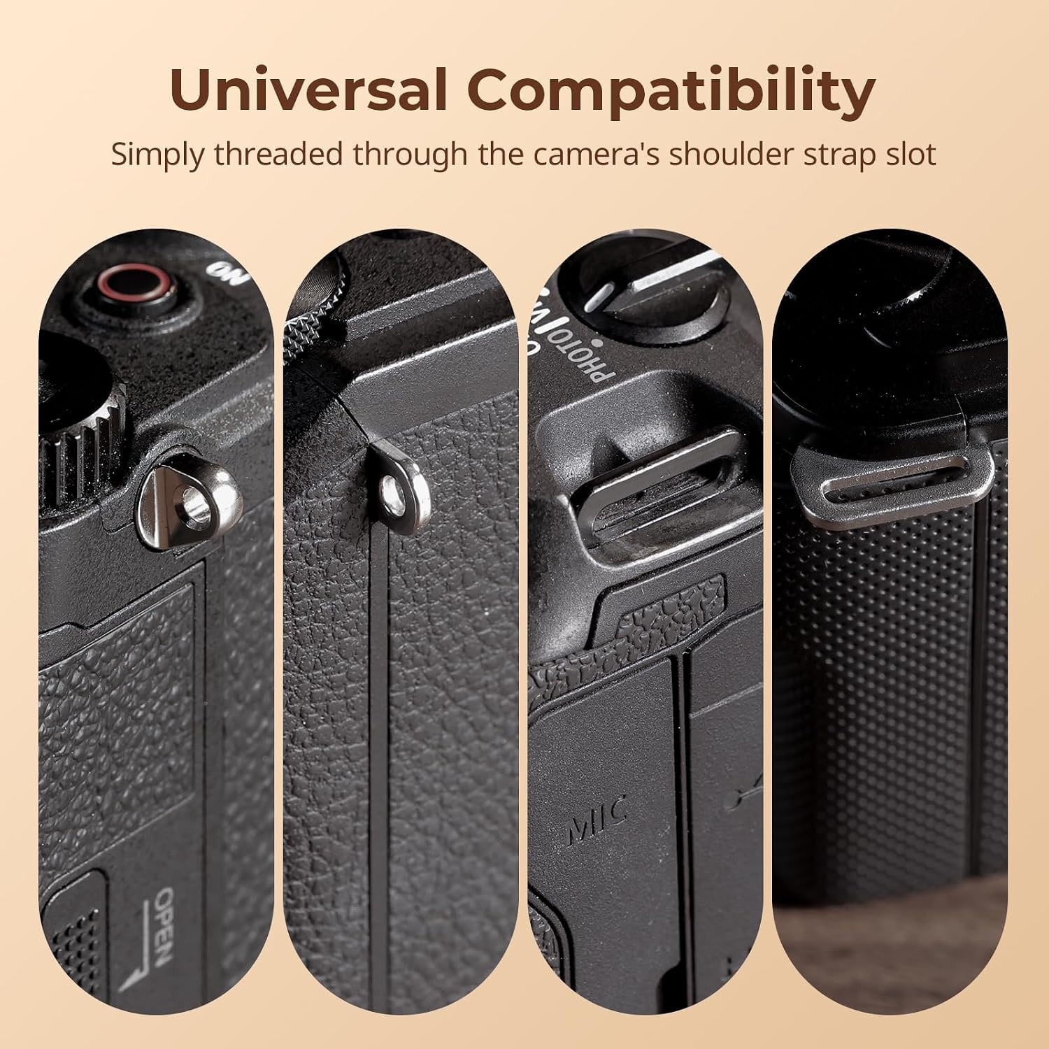 Genuine Leather Camera Shoulder Strap: image 7