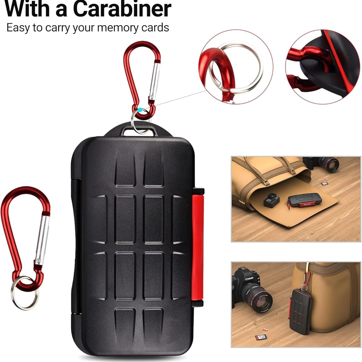 24-Slot SD and Micro SD Memory Card Case: image 6