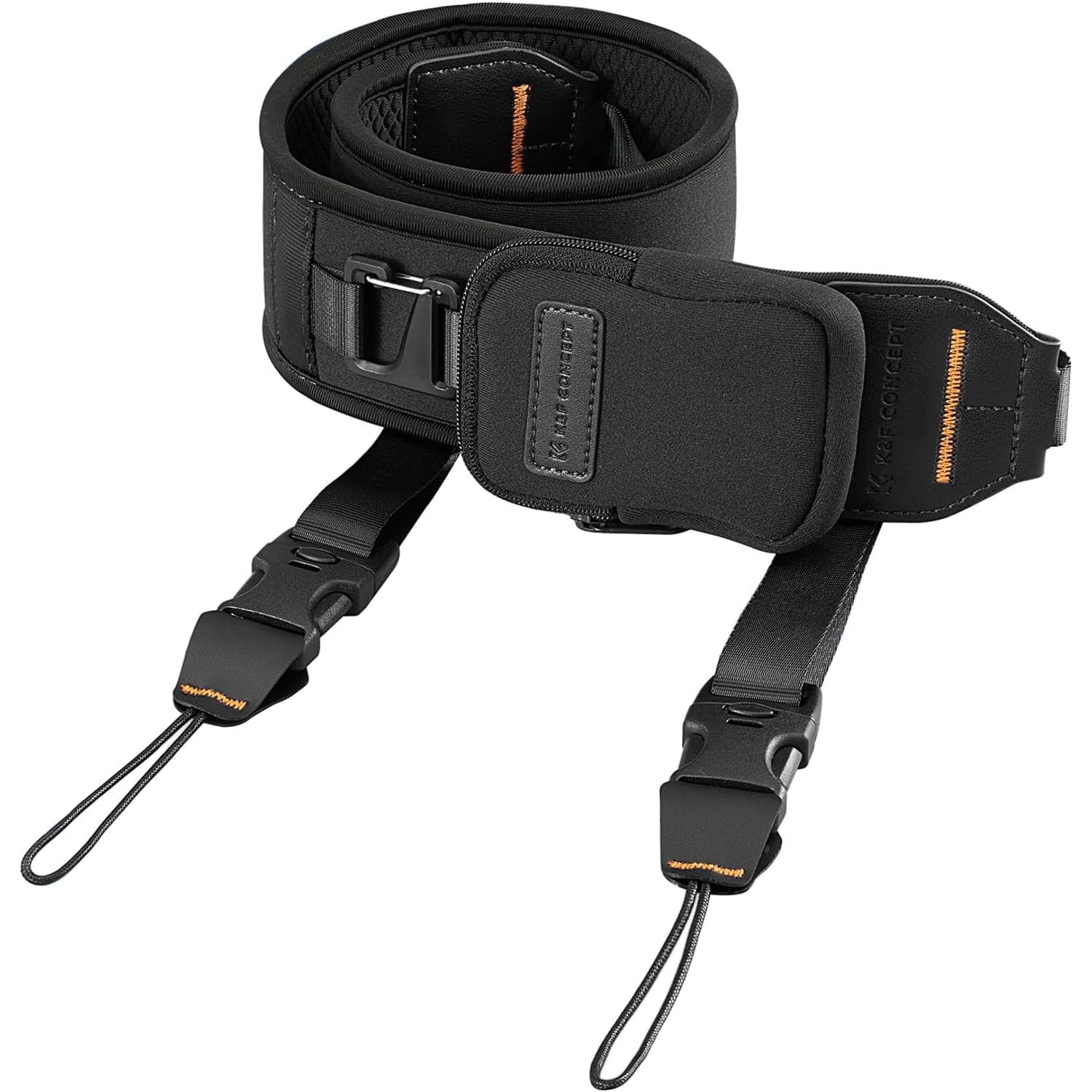 Wide Neoprene Camera Strap with Zip Pocket: image 1