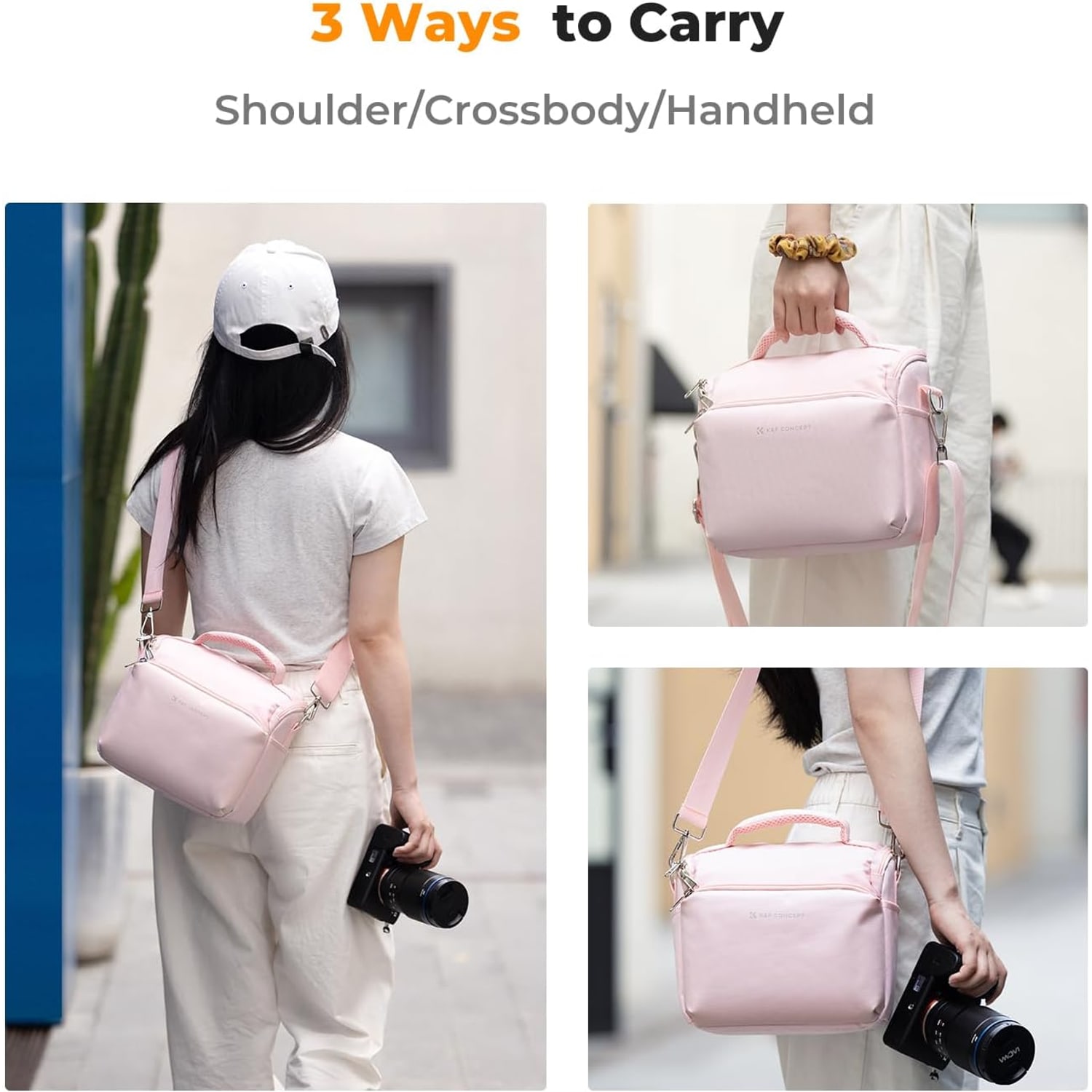 5L Camera Shoulder Bag with Removable Divider