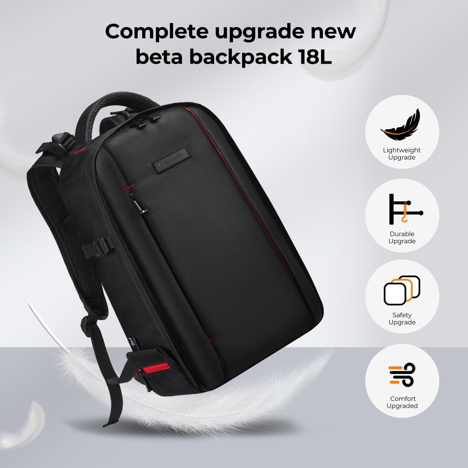 Lightweight 16L Camera Backpack with Laptop Sleeve