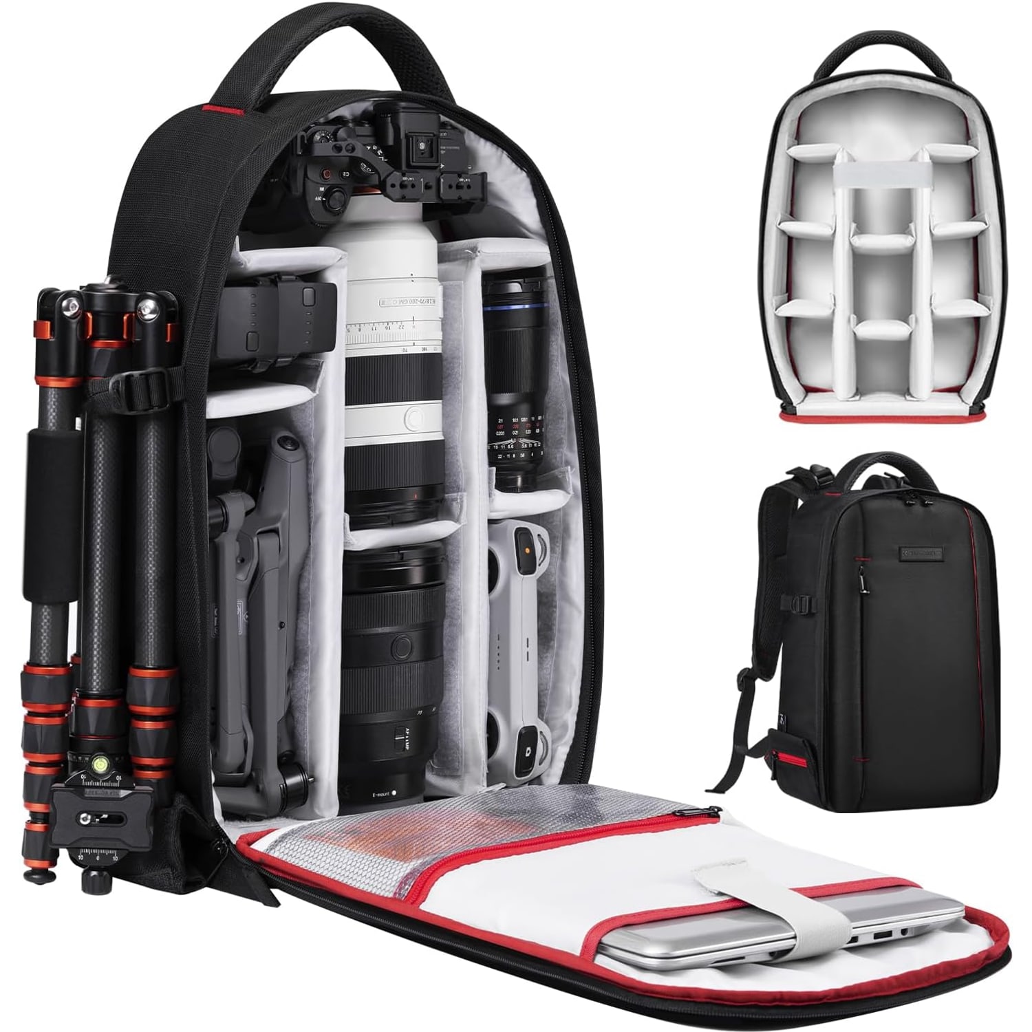 Lightweight 16L Camera Backpack with Laptop Sleeve