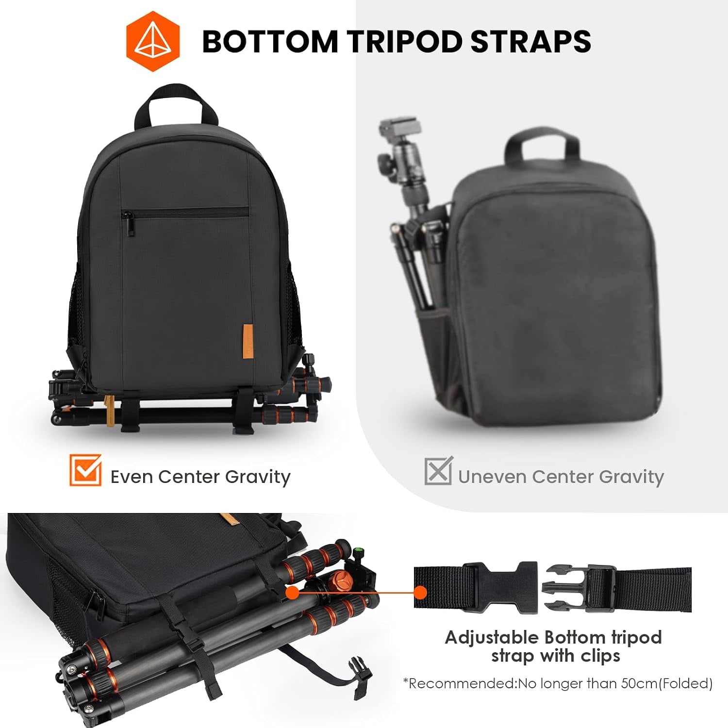 Small Camera Backpack with Rain Cover: image 4