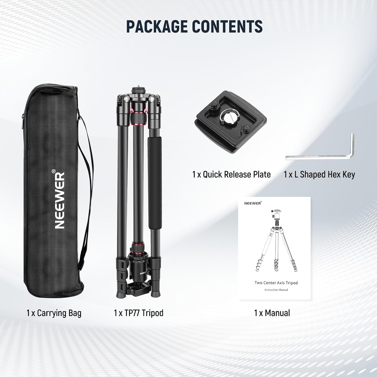 77 Inch Aluminum Tripod and Monopod with 360 Ball Head: image 8