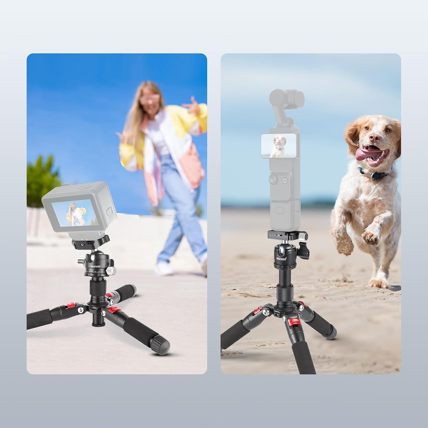 Mini Tabletop Tripod, 20 Inch Adjustable Desktop Camera Stand: image 9