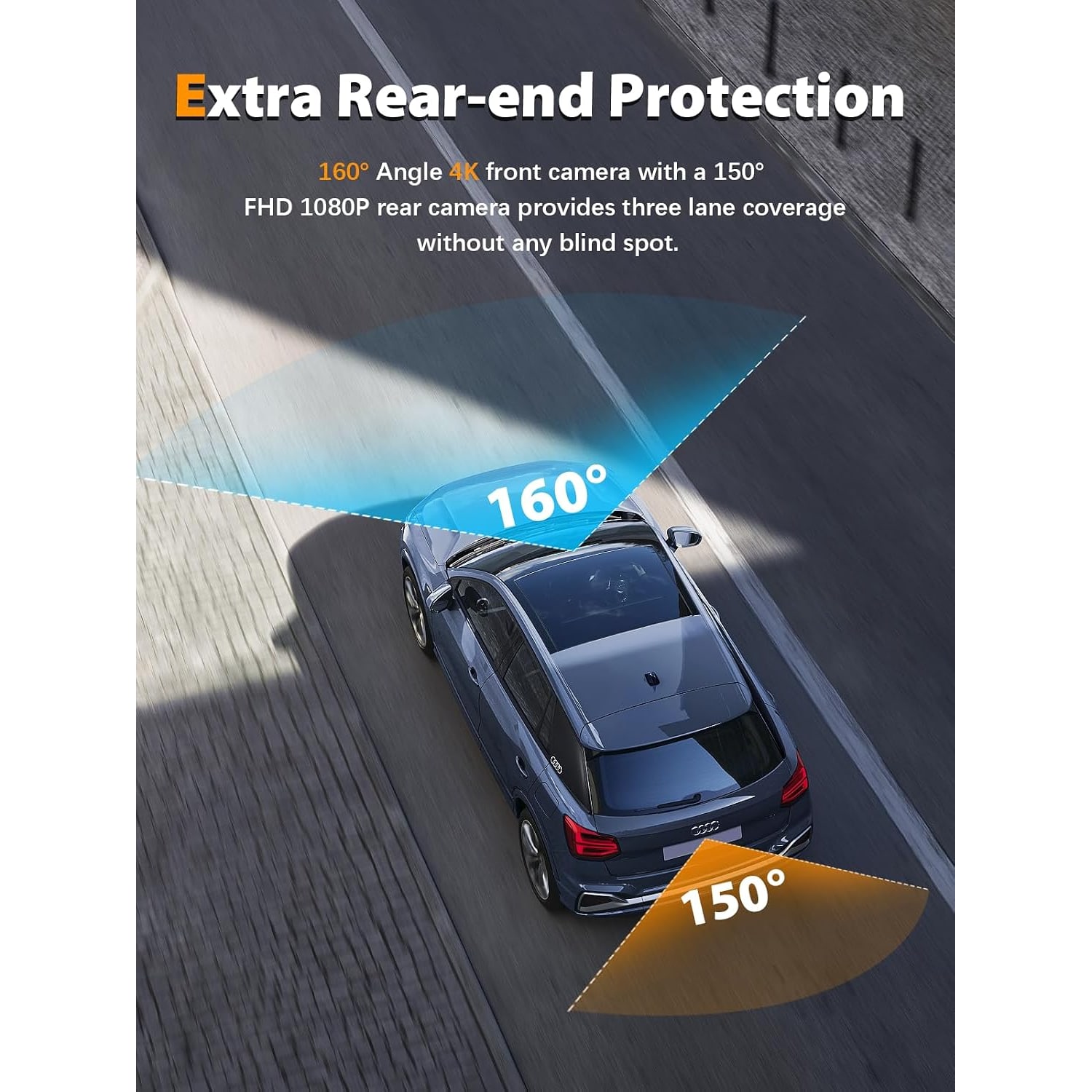 4K Front and Rear Dash Cam with WiFi and 64GB Card: image 8
