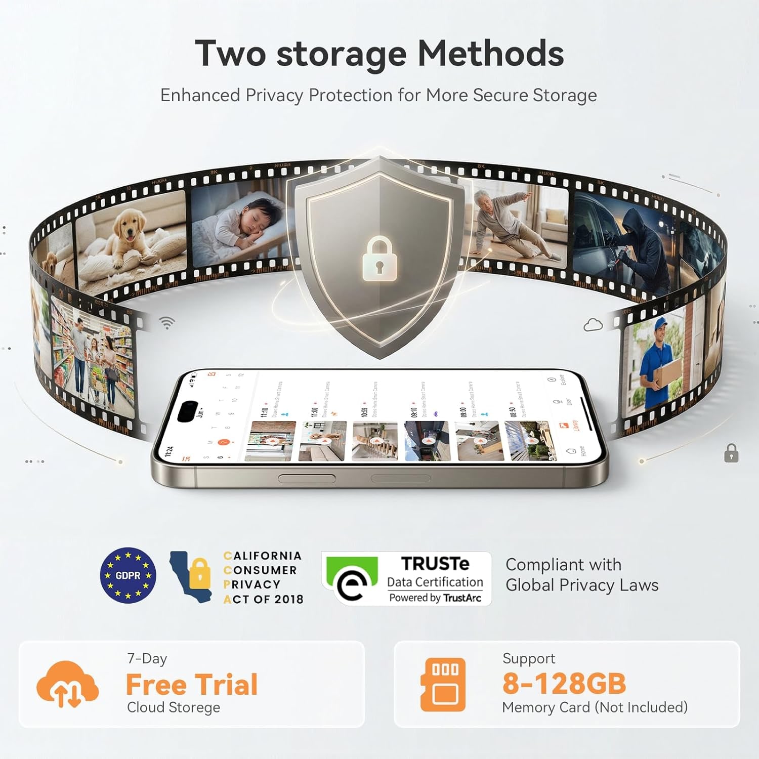 2K Indoor Camera with Dual-Band WiFi, 360 Degree Pan and Tilt (2-Pack): image 9