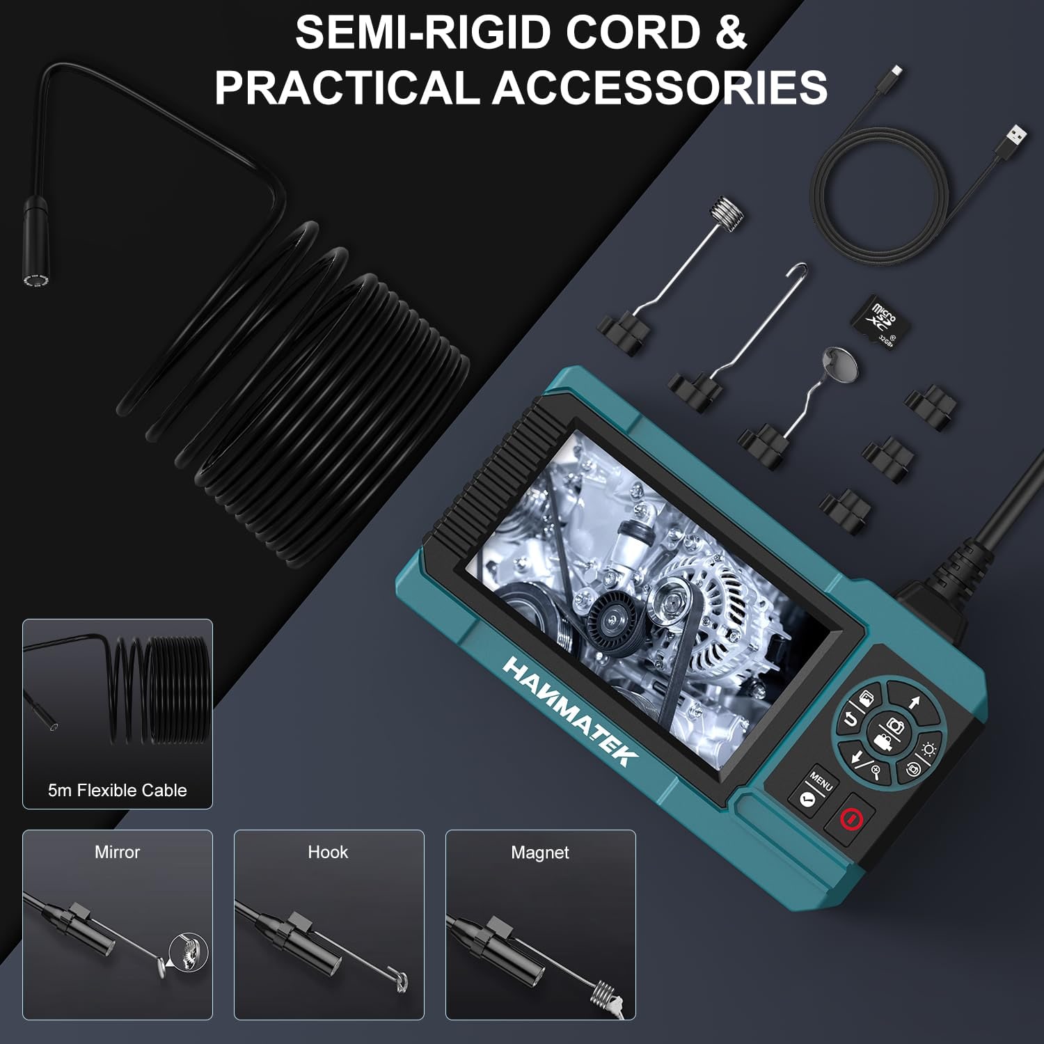 Industrial Endoscope with 4.3-Inch Screen and 8mm Camera: image 7