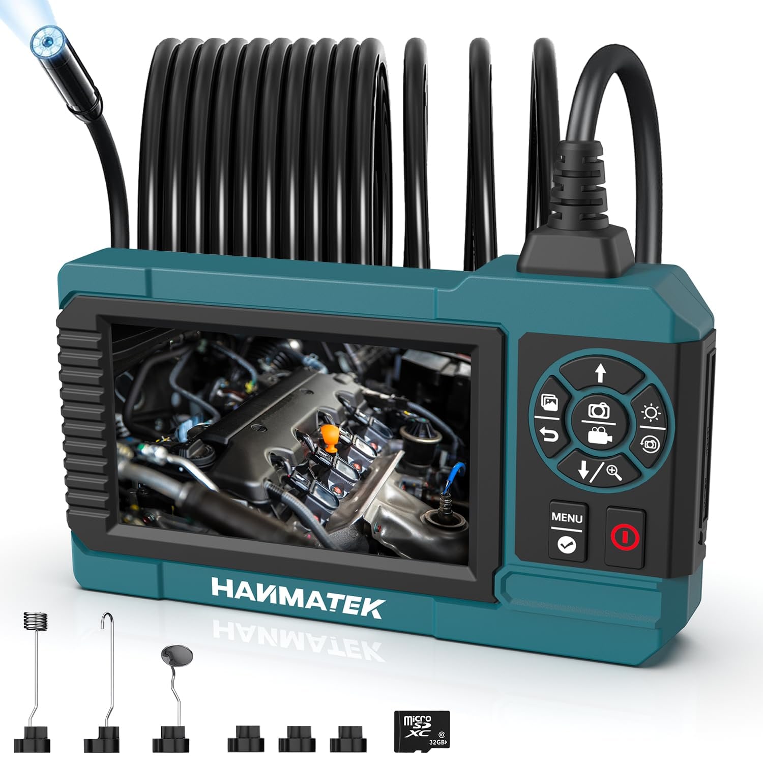 Industrial Endoscope with 4.3-Inch Screen and 8mm Camera: image 1