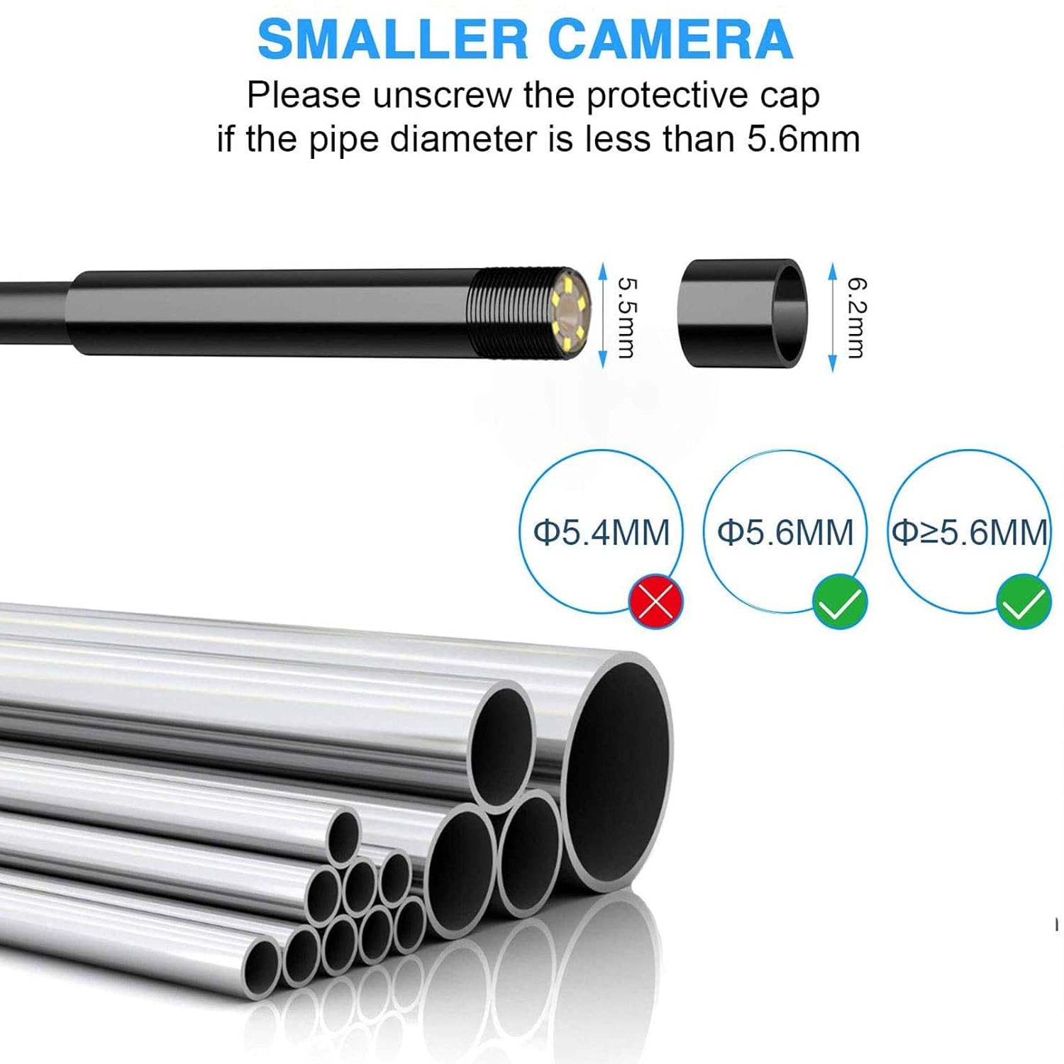 Wireless Endoscope 5.5mm WiFi Inspection Camera: image 2