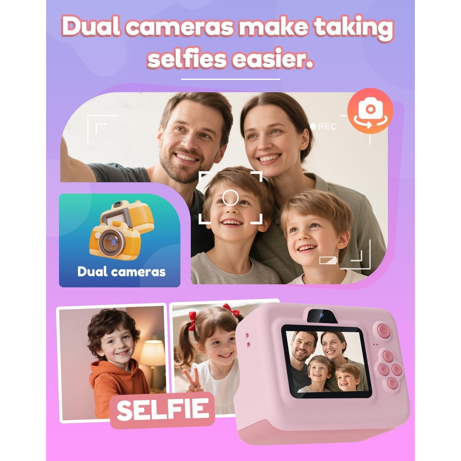 Kids Instant Print Camera with 1080p Video: image 5