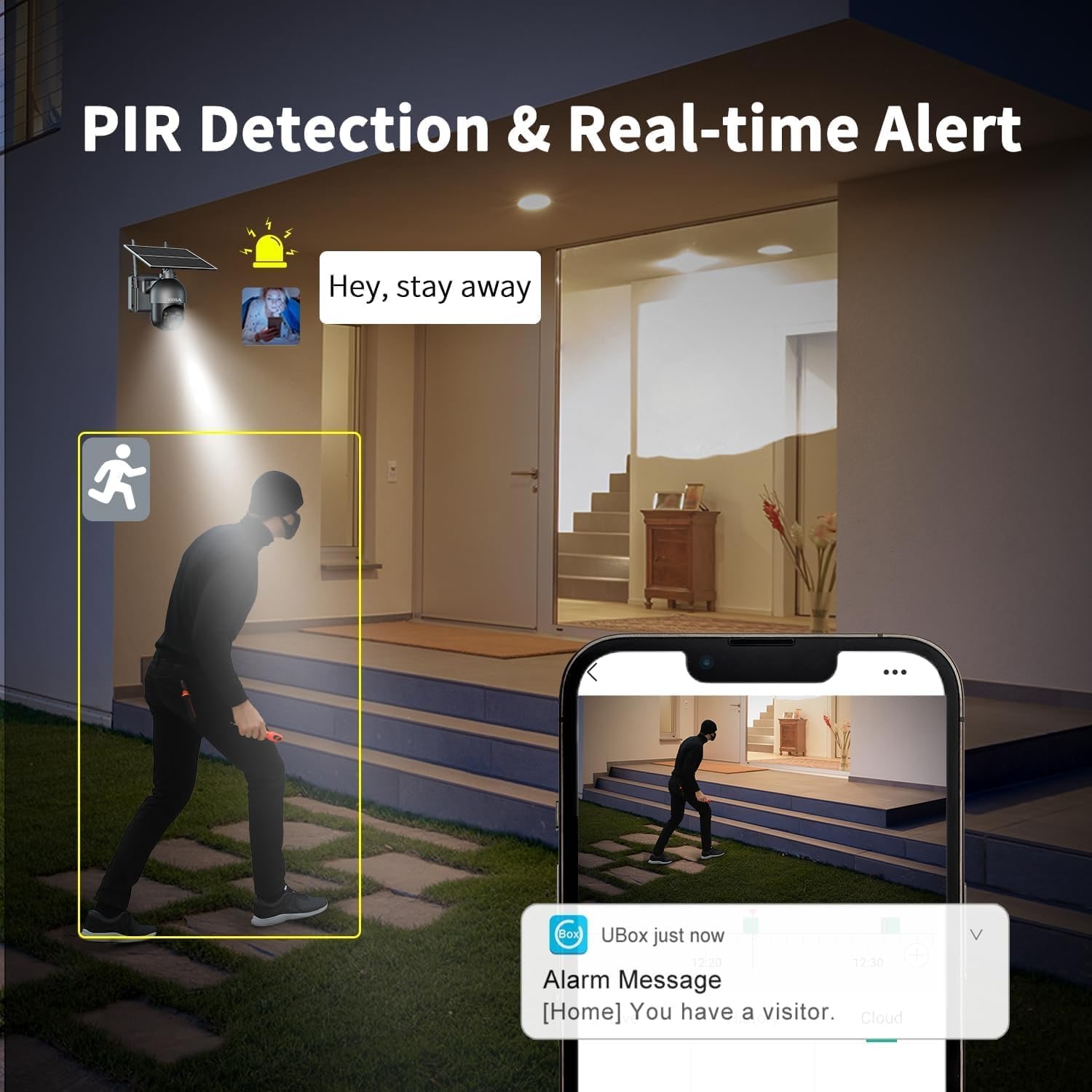 4G Solar Security Camera with Built-In SIM and Pan-Tilt Lens: image 7