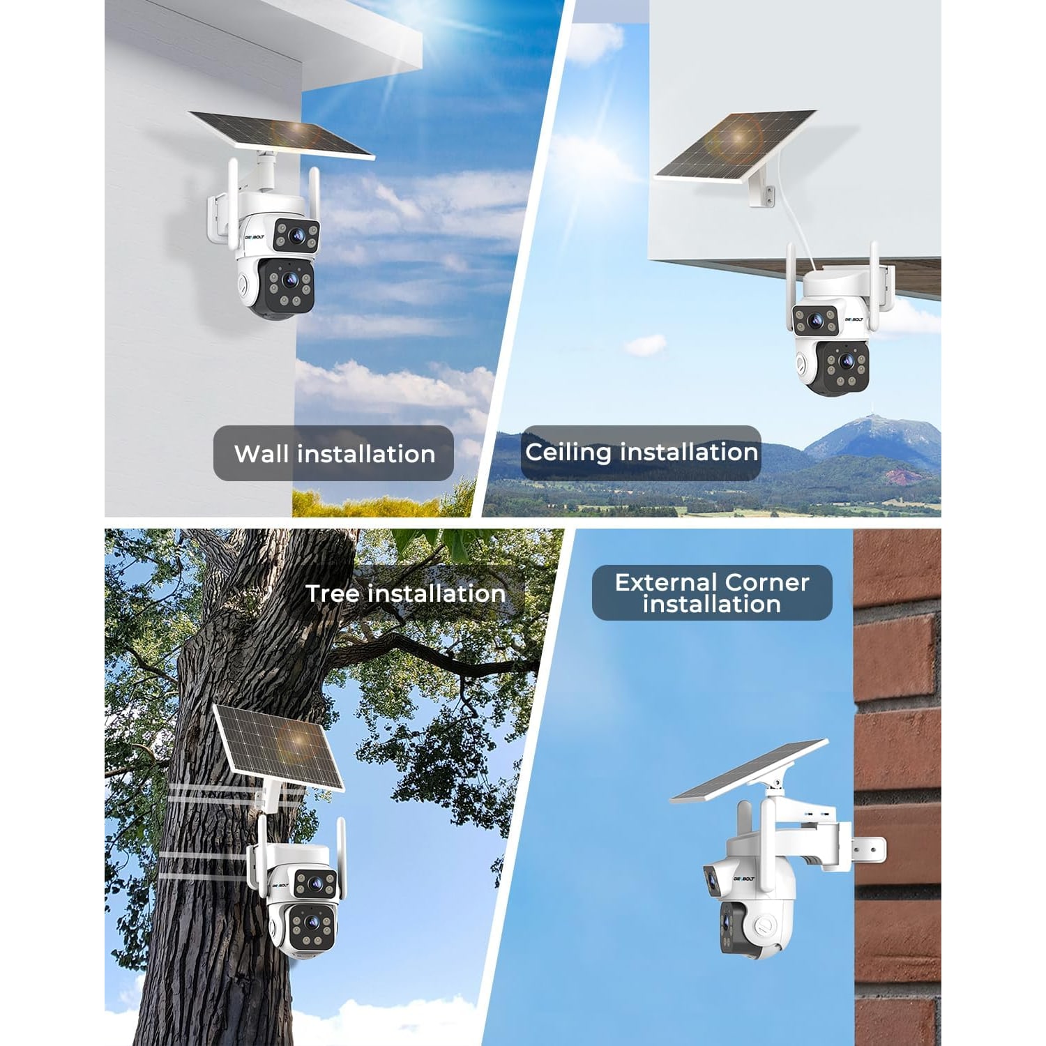 Solar Security Camera with 24/7 Recording and Dual Lens: image 5