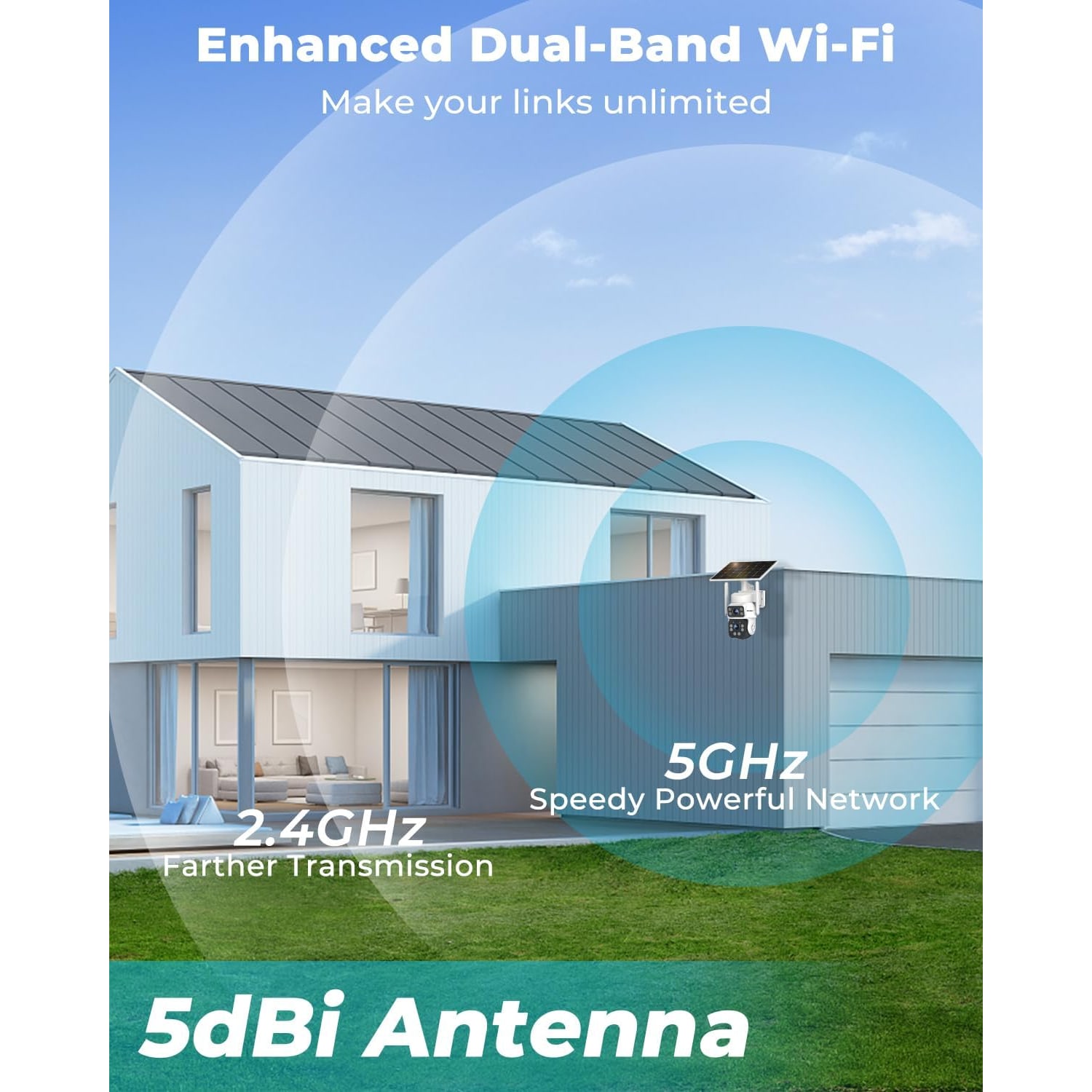 Solar Security Camera with 24/7 Recording and Dual Lens: image 7
