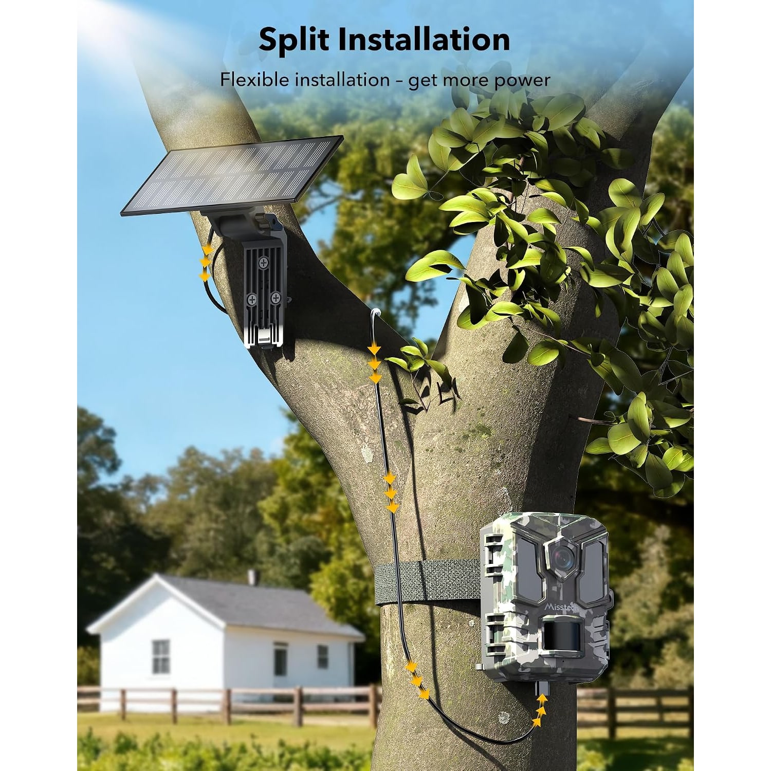 Solar Trail Camera 4K Wildlife Monitor with Night Vision: image 9