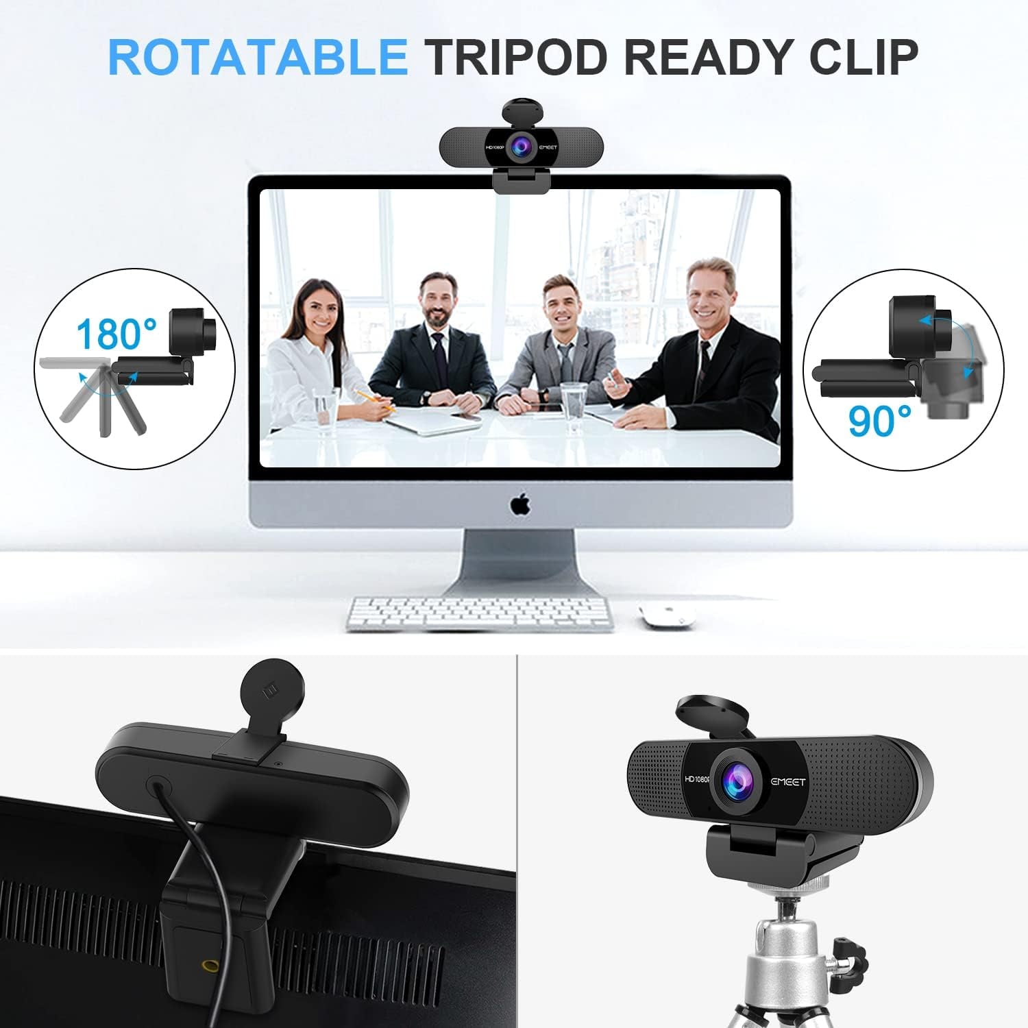 1080p Webcam with Dual Noise-Reducing Microphones: image 9