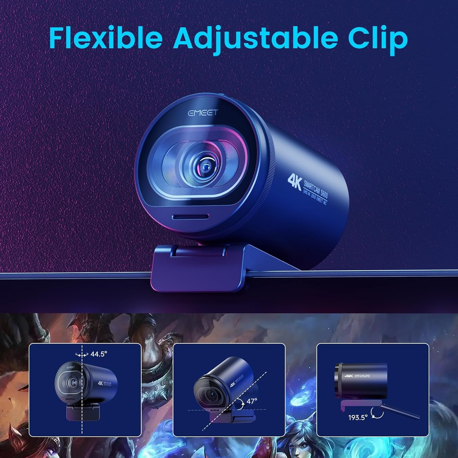 4K Streaming Webcam with PDAF Autofocus and Dual Noise-Canceling Mics: image 8